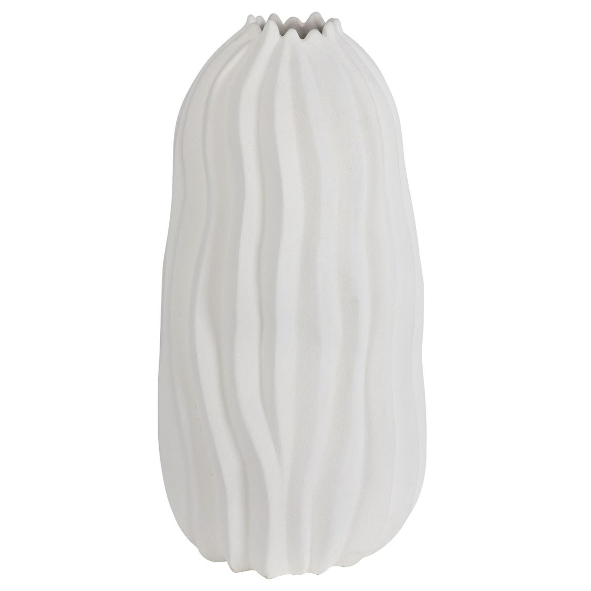 Merritt White Floor Vase
