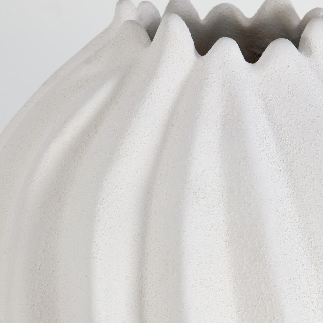 Merritt White Floor Vase