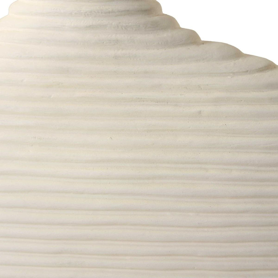 Duostacked Matte White Vases – Set of 2