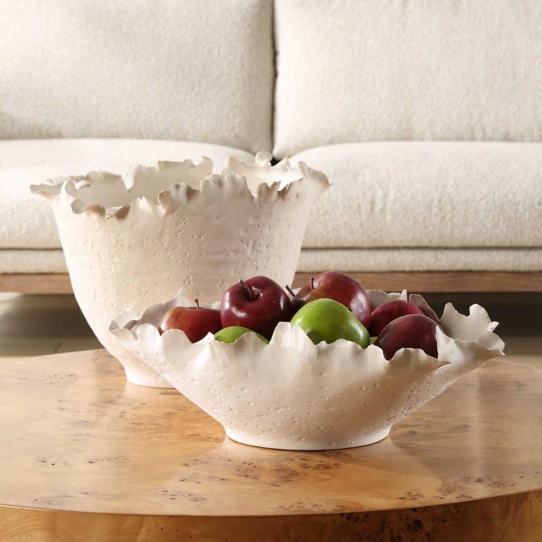 Blossom Short Off-White Bowl