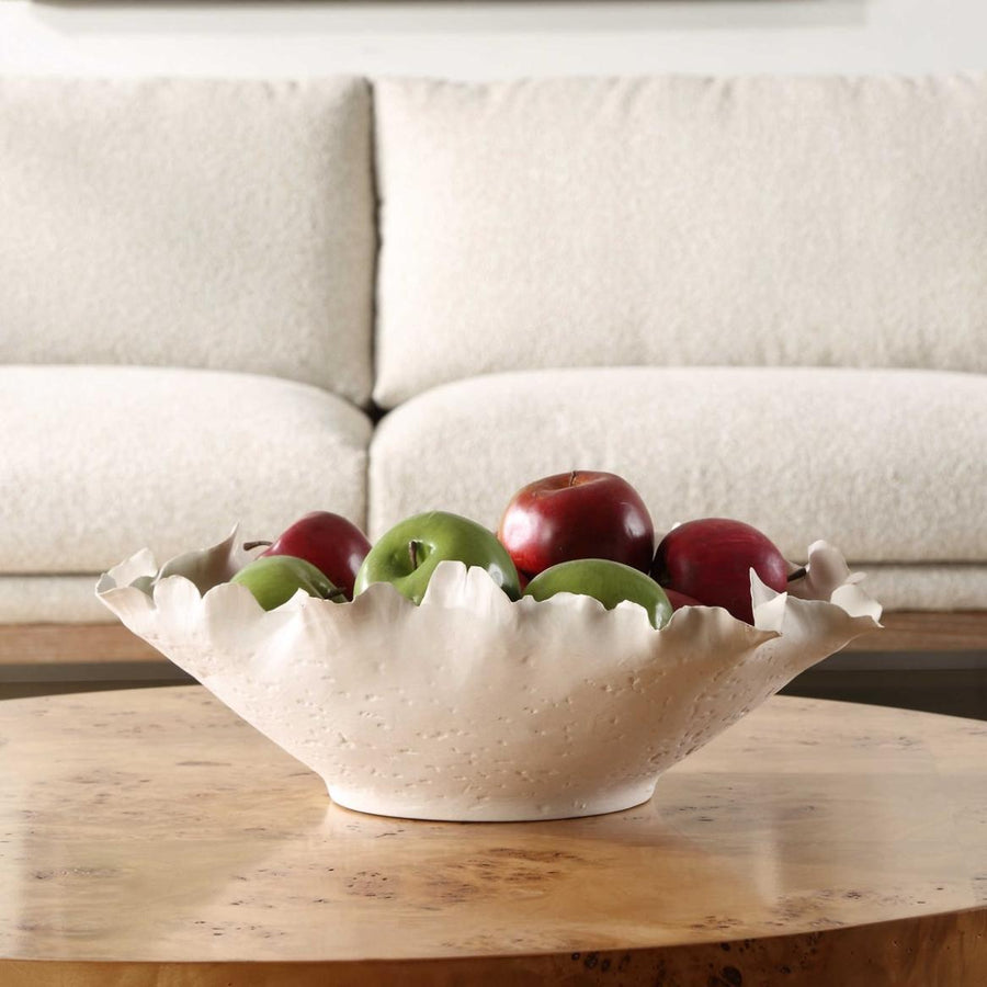 Blossom Short Off-White Bowl