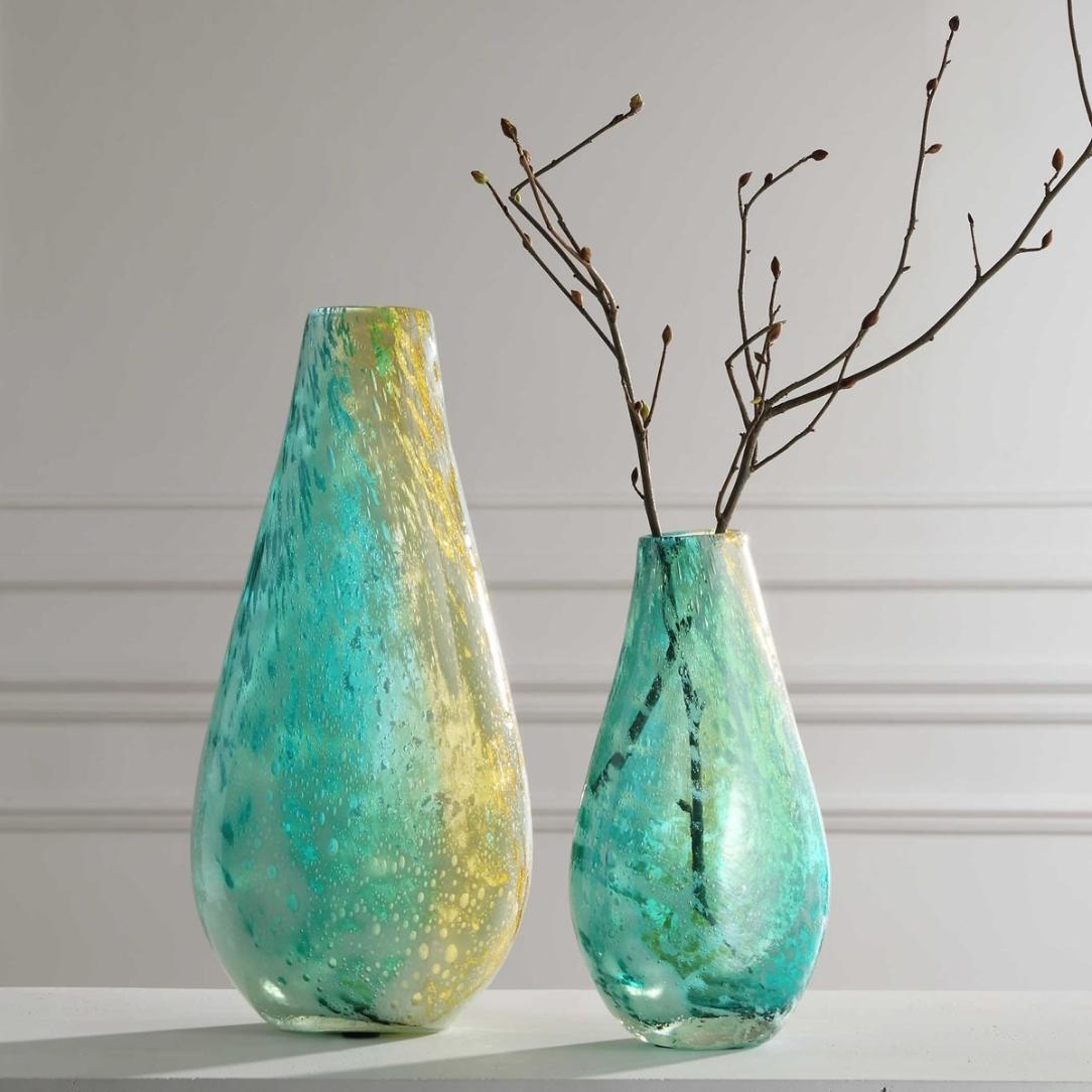 High Tide Glass Vases – Set of 2