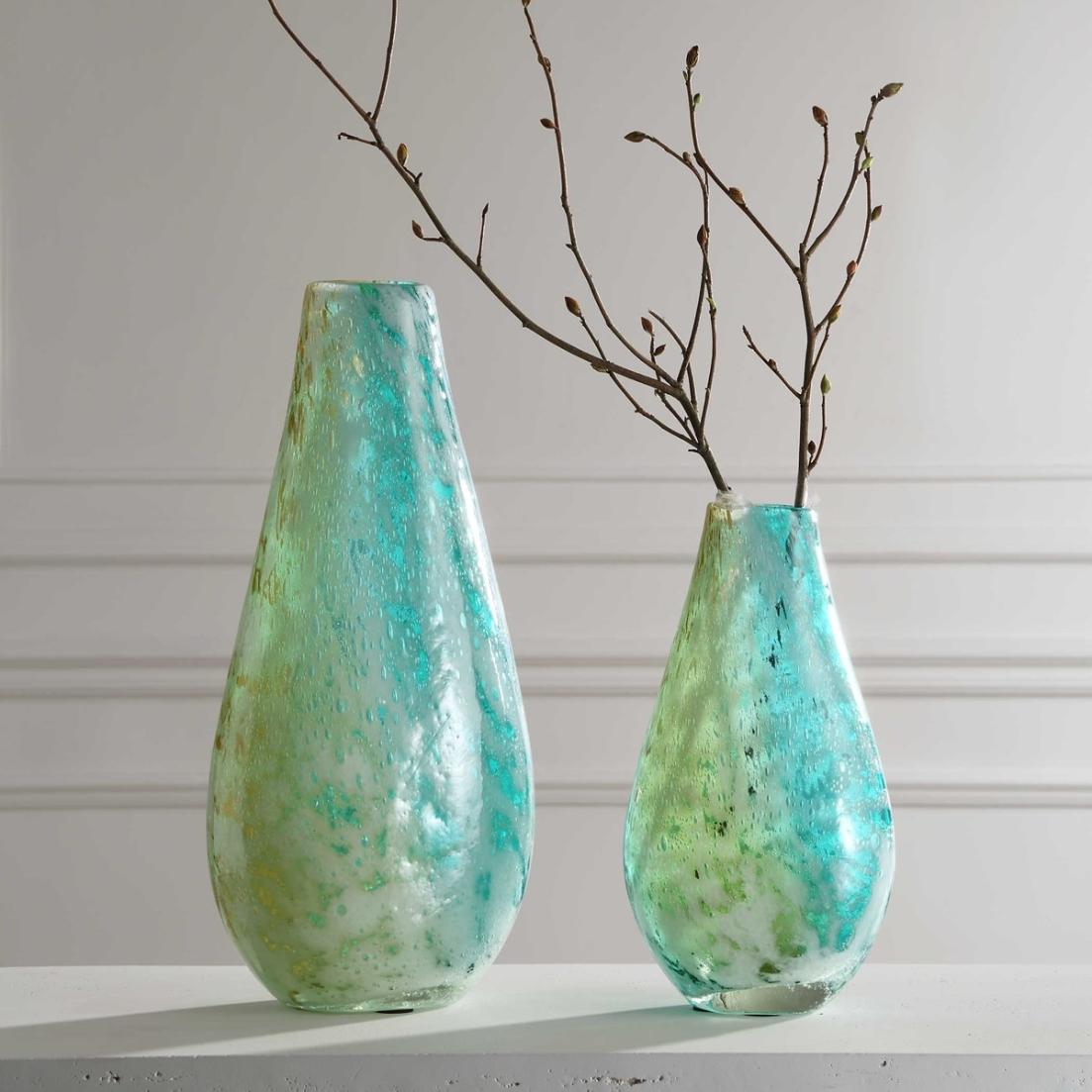 High Tide Glass Vases – Set of 2