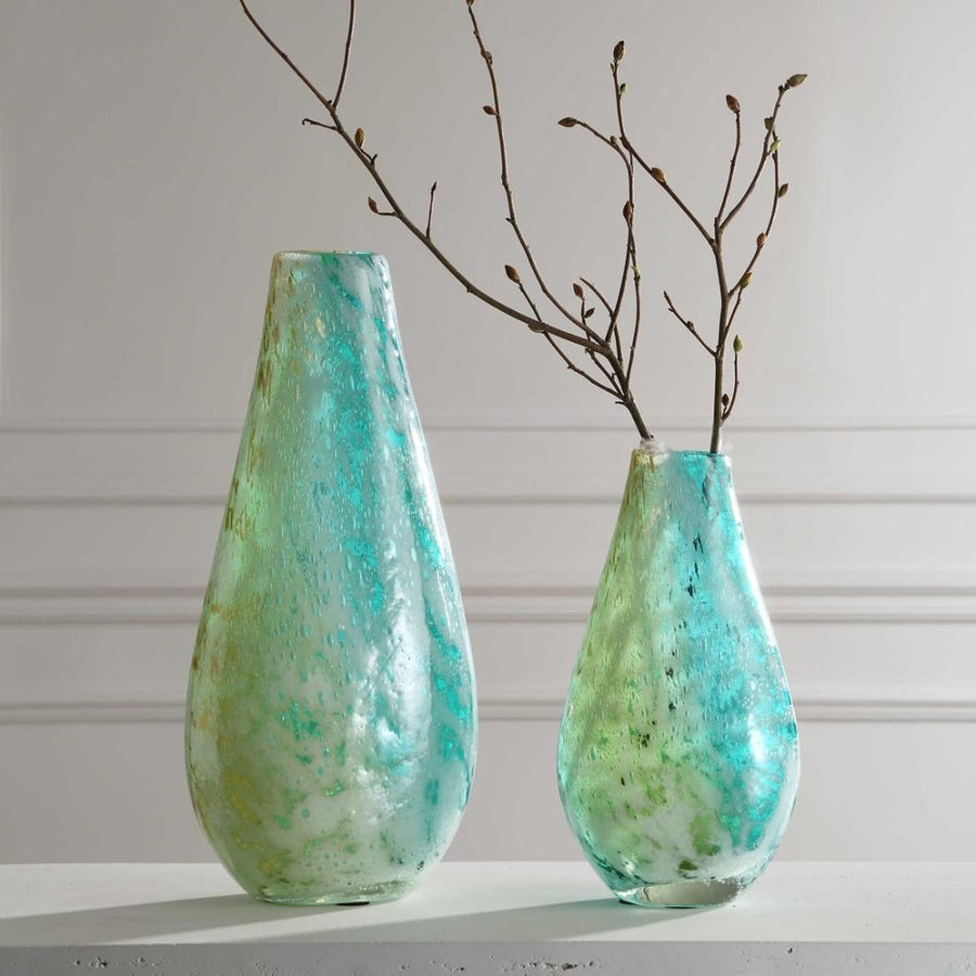 High Tide Glass Vases – Set of 2