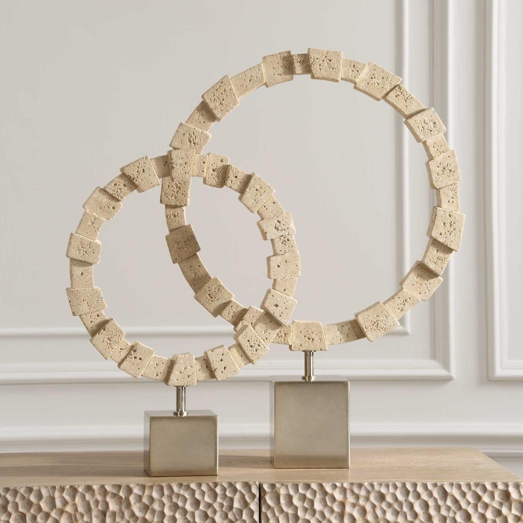 Ivory Fusion Stone Rings – Set of 2