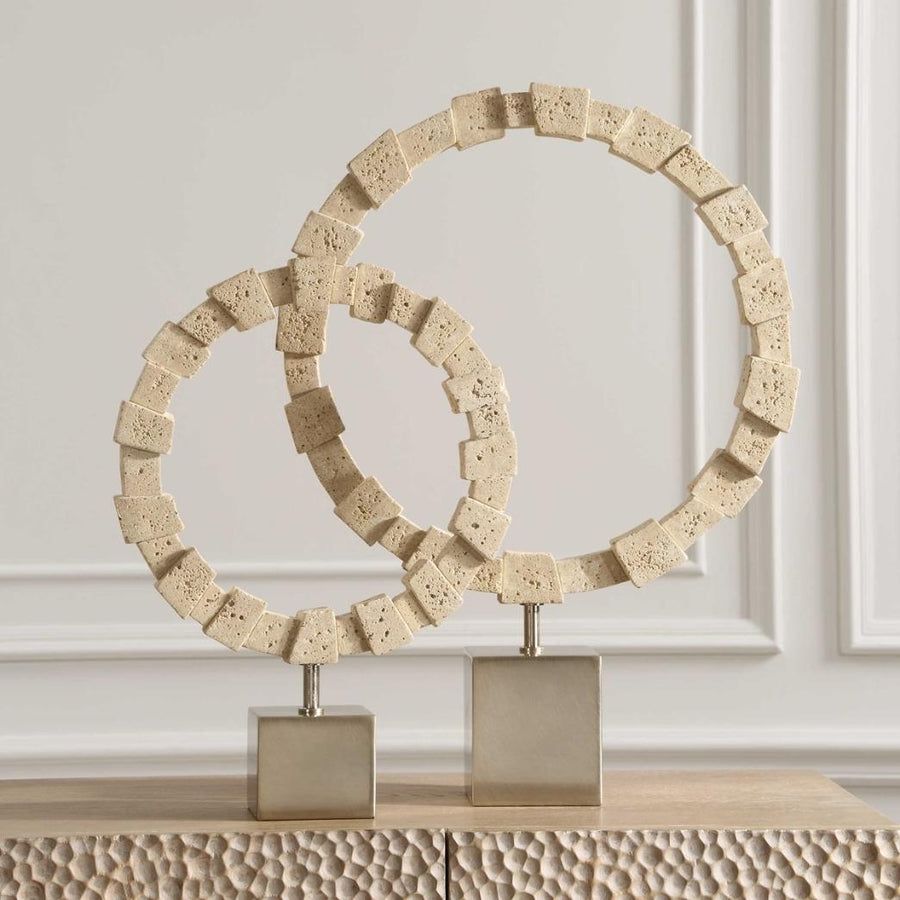 Ivory Fusion Stone Rings – Set of 2