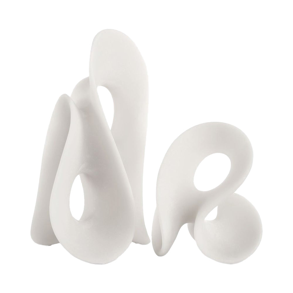 Silent Wave Sculptures – Set of 2