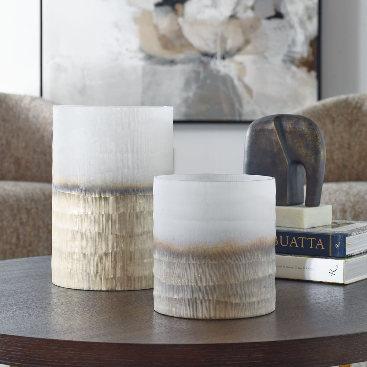 Ombra Modern Vases – Set of 2