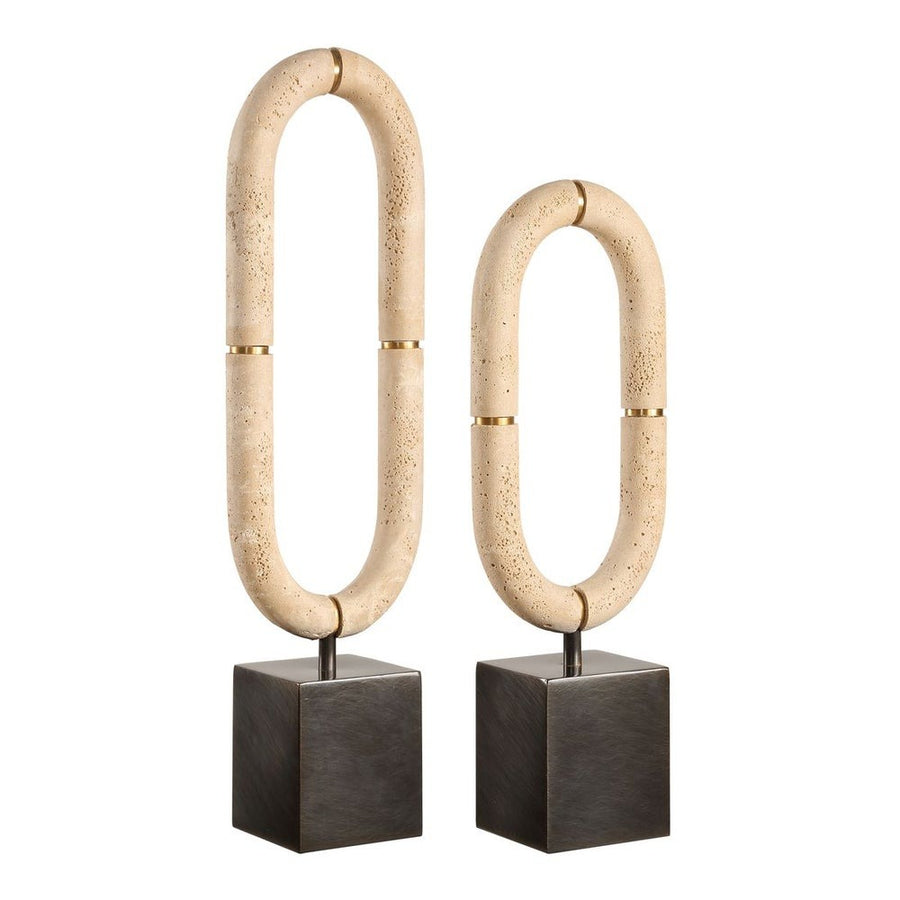Oval Fusion Sculptures – Set of 2