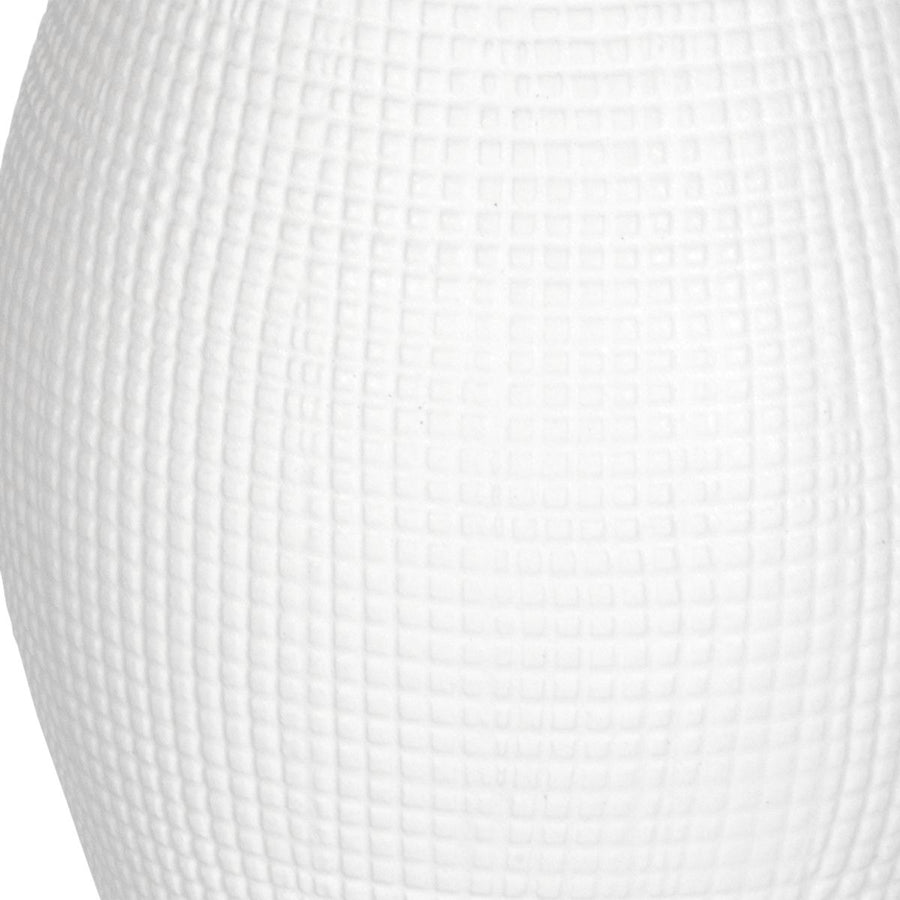 Forma White Ceramic Vases, Large, Set of 2