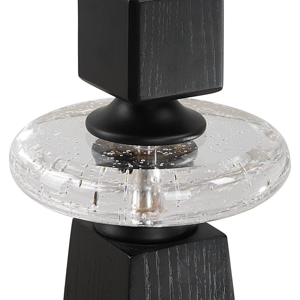 Ebon Glow Candleholders – Set of 2