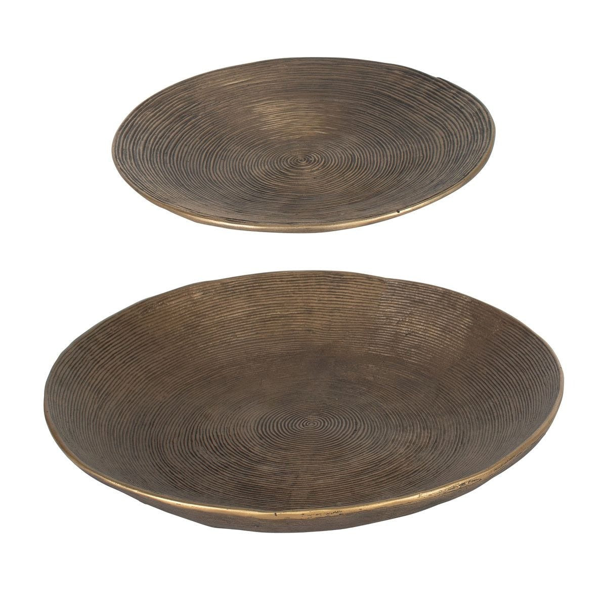 Stratum Round Brass Bowls – Set of 2