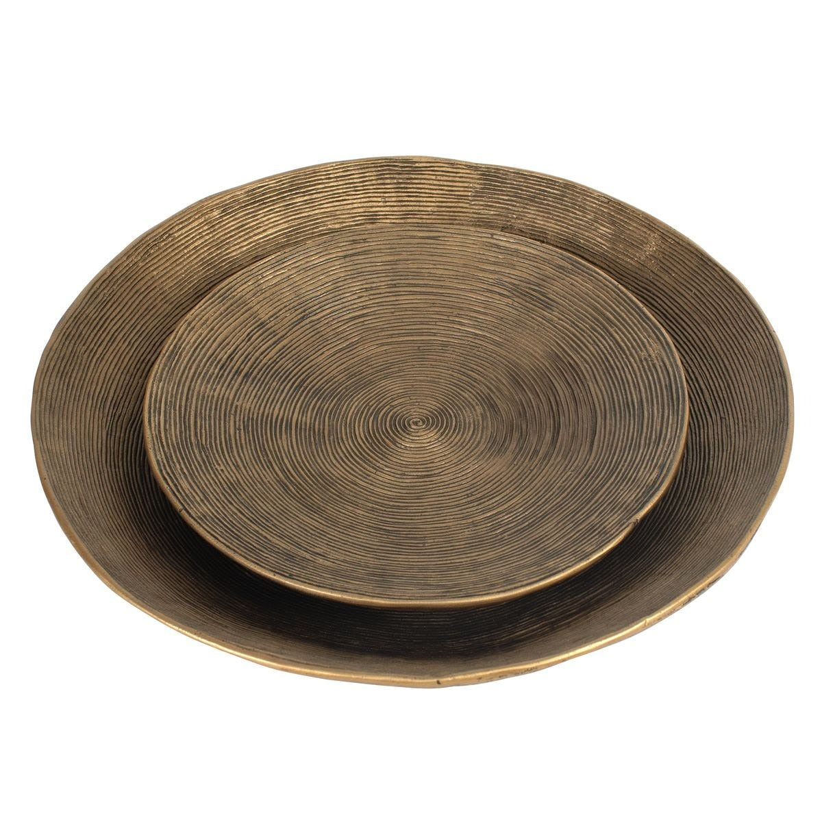 Stratum Round Brass Bowls – Set of 2