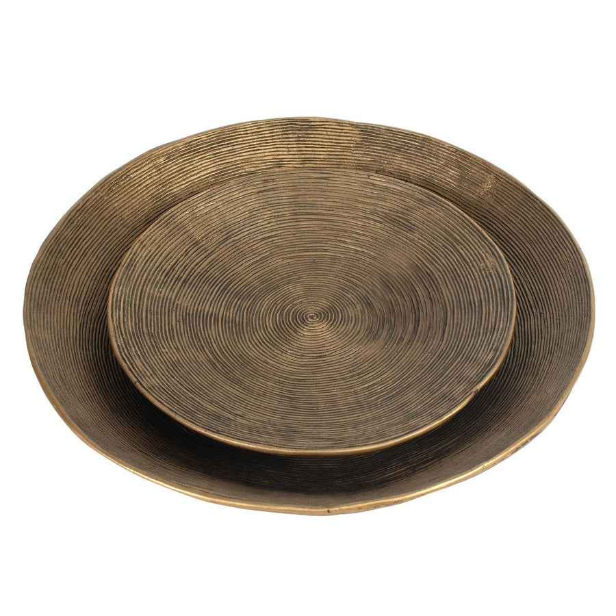 Stratum Round Brass Bowls – Set of 2