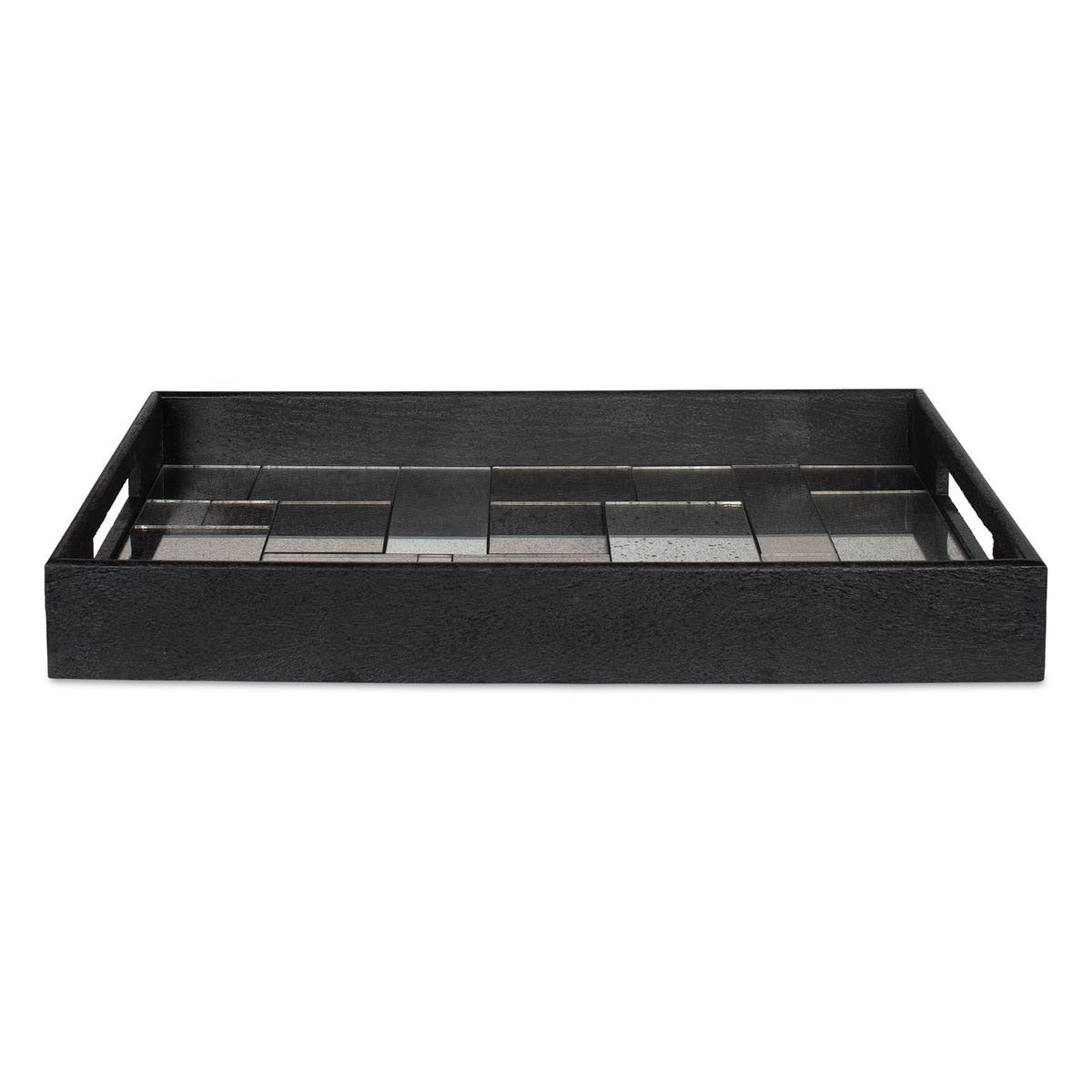 Modern Mosaic Antique Mirrored Tray