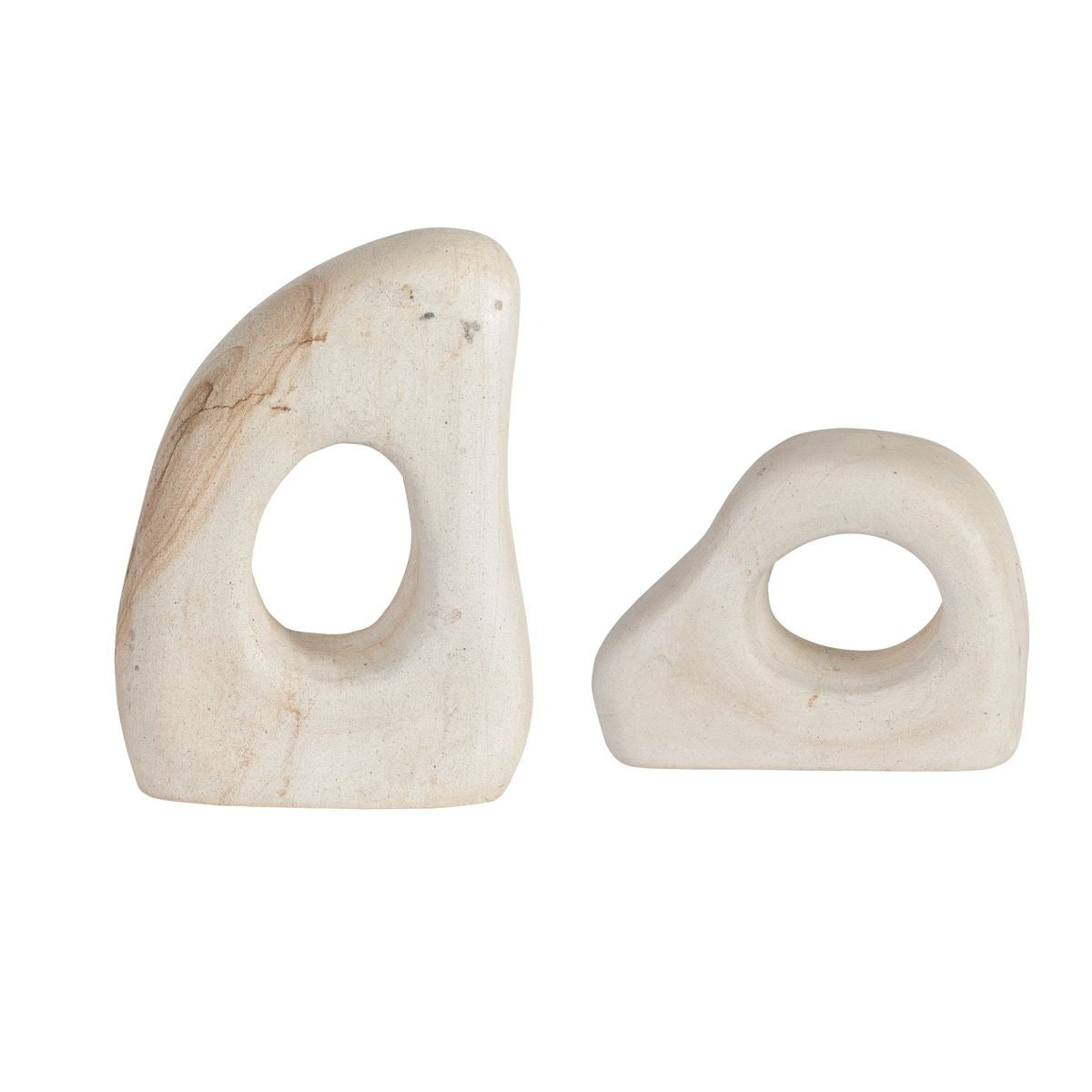 Stone Flow Outdoor Sculptures – Set of 2
