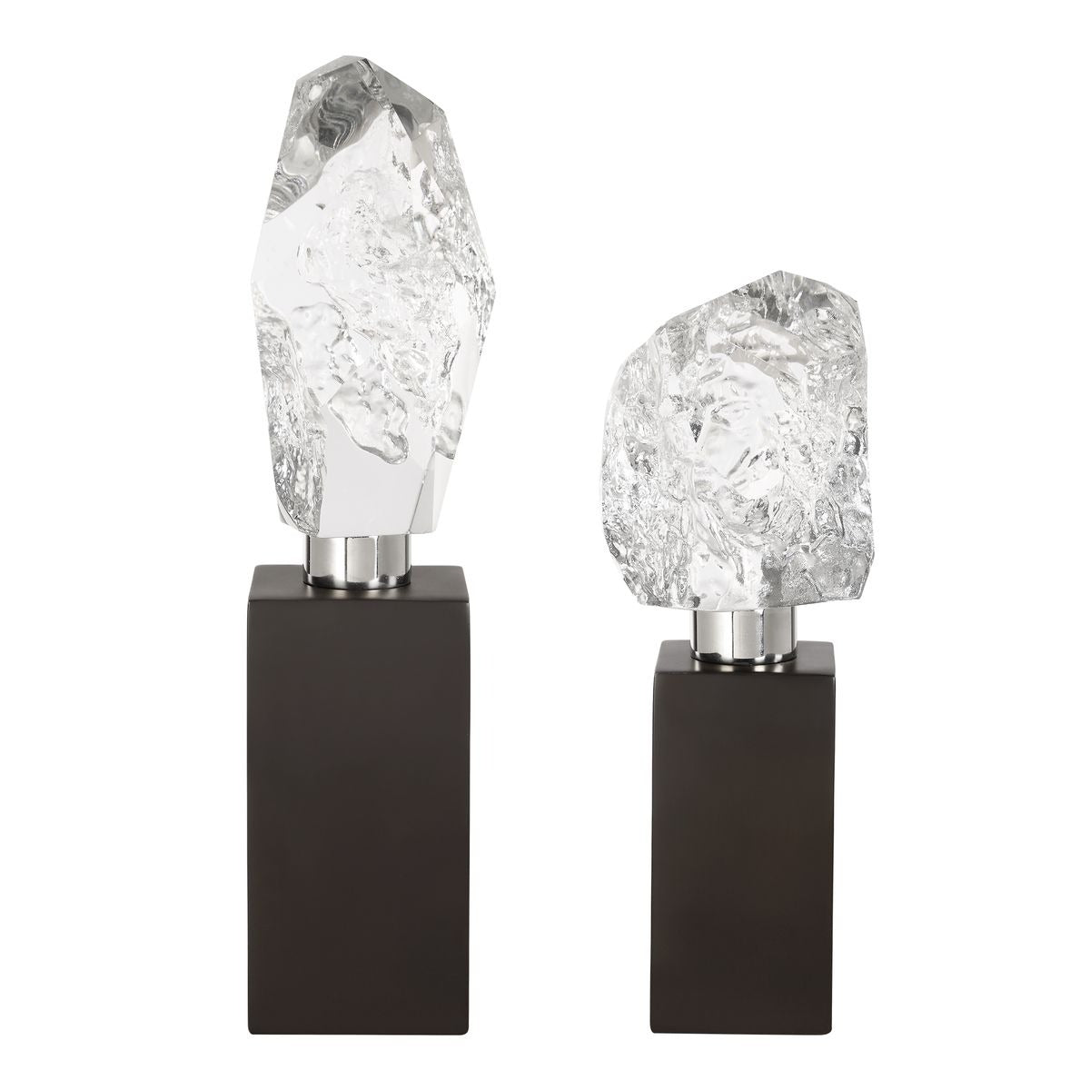 Crystal Peak Sculptures – Set of 2