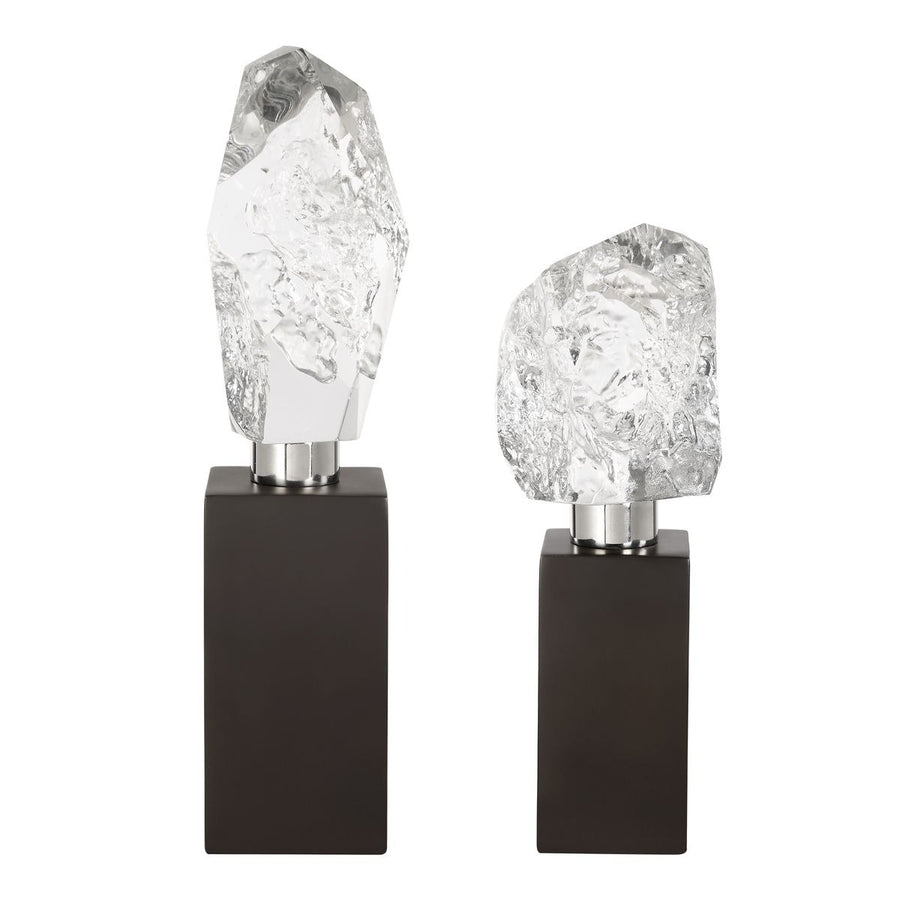 Crystal Peak Sculptures – Set of 2