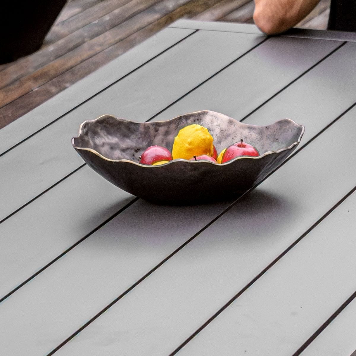Obscura Bronze Outdoor Bowl