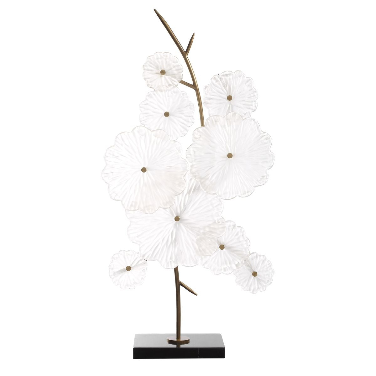 Glass Garden Table Sculpture