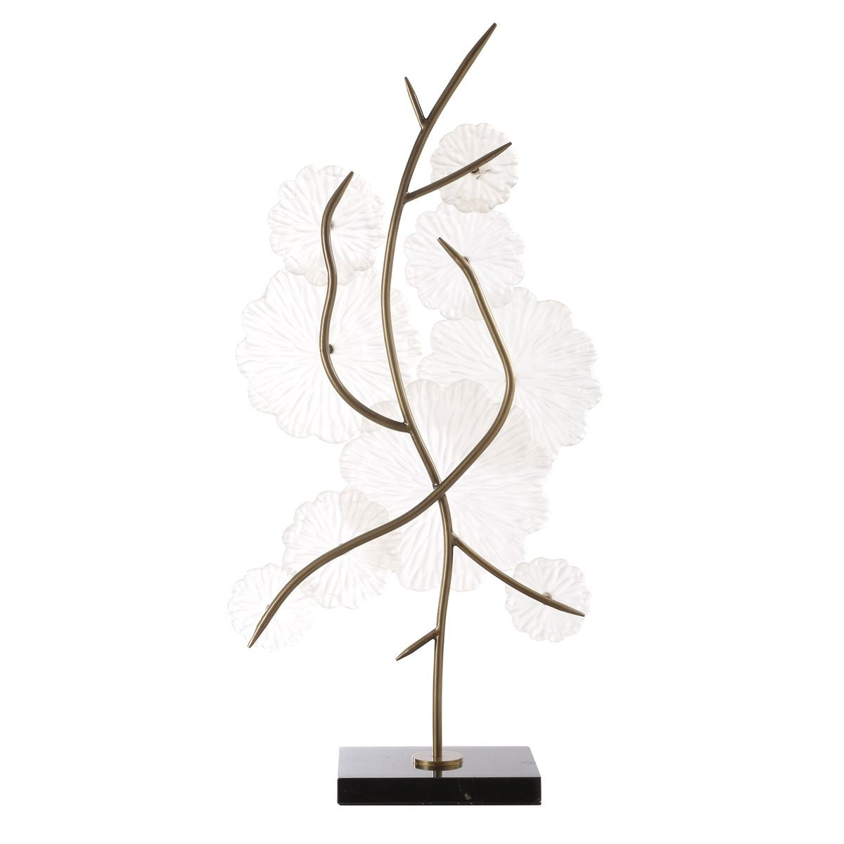 Glass Garden Table Sculpture