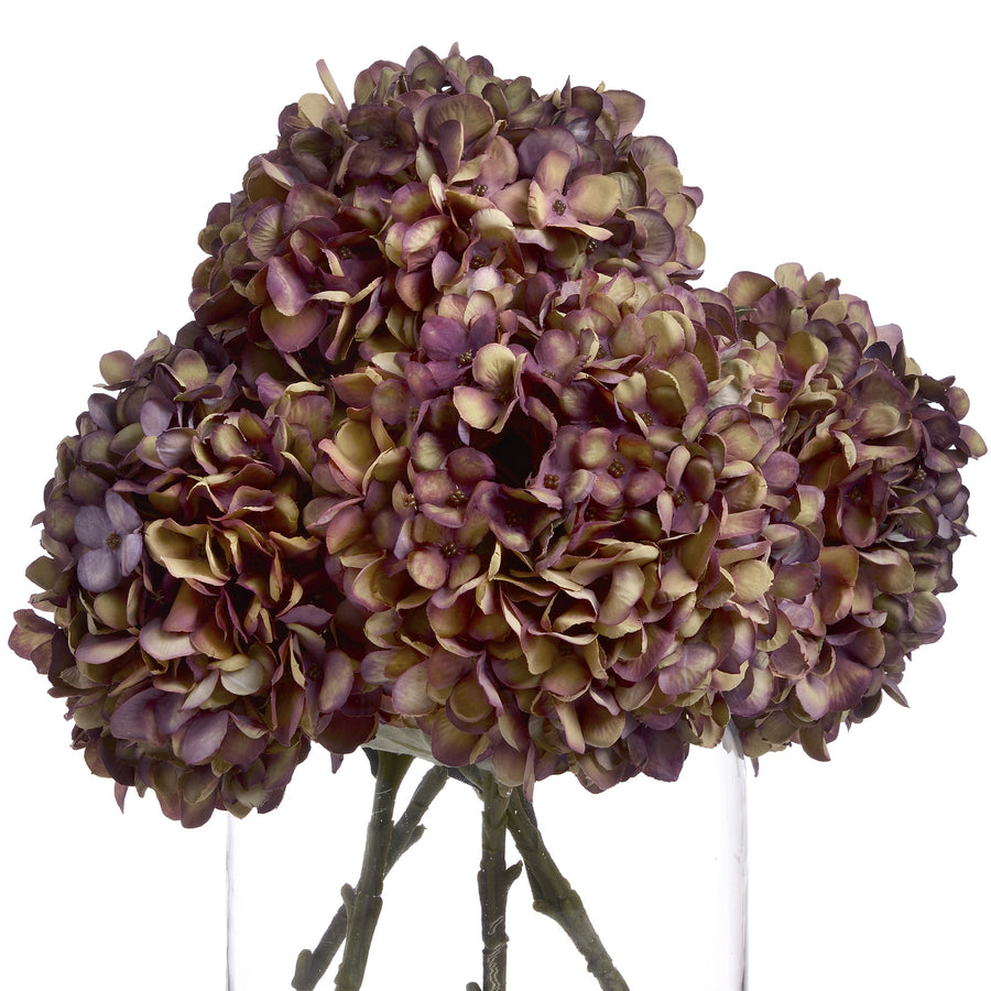 Hill Interiors Autumn Burgundy Hydrangea