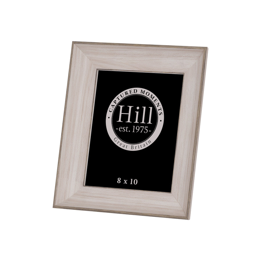 Hill Interiors White Washed Wood Photo Frame 8X10