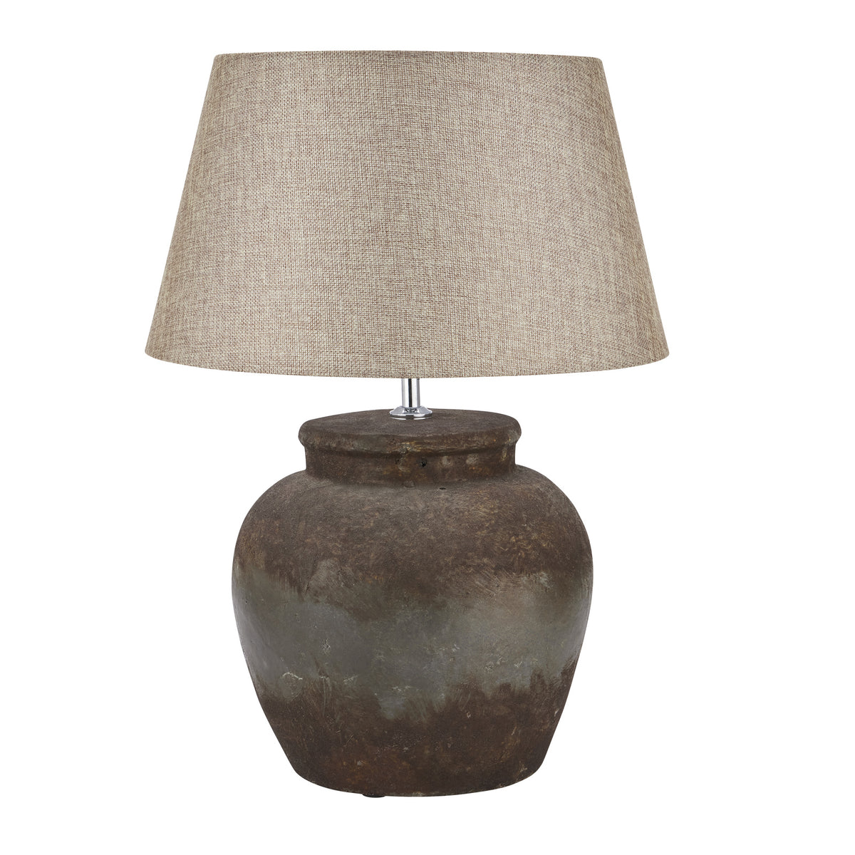 Hill Interiors Castello Aged Stone Ceramic Table Lamp