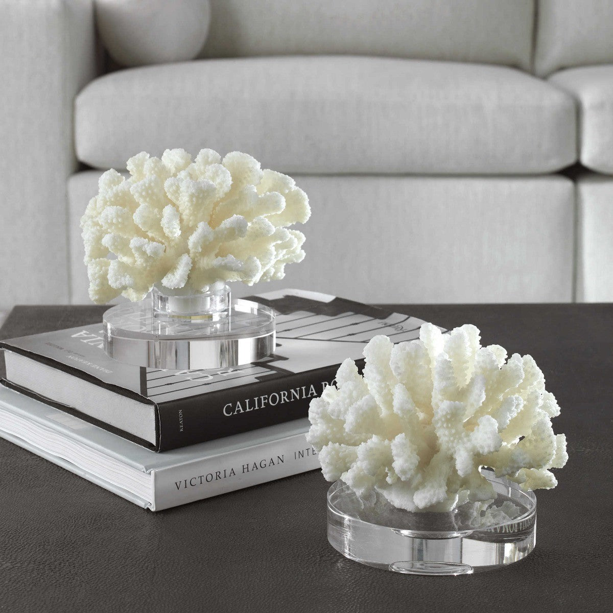 Hard Coral Sculptures – Set of 2