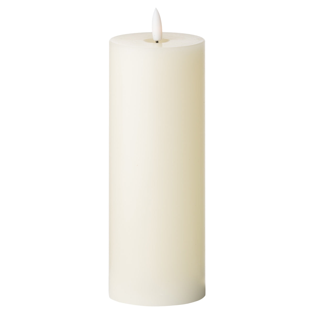 Hill Interiors Luxe Collection Natural Glow 3 x 8 LED Cream Candle