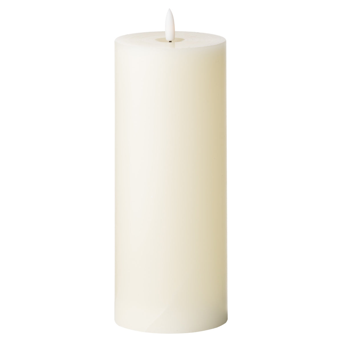 Hill Interiors Luxe Collection Natural Glow 3.5 x 9 LED Cream Candle
