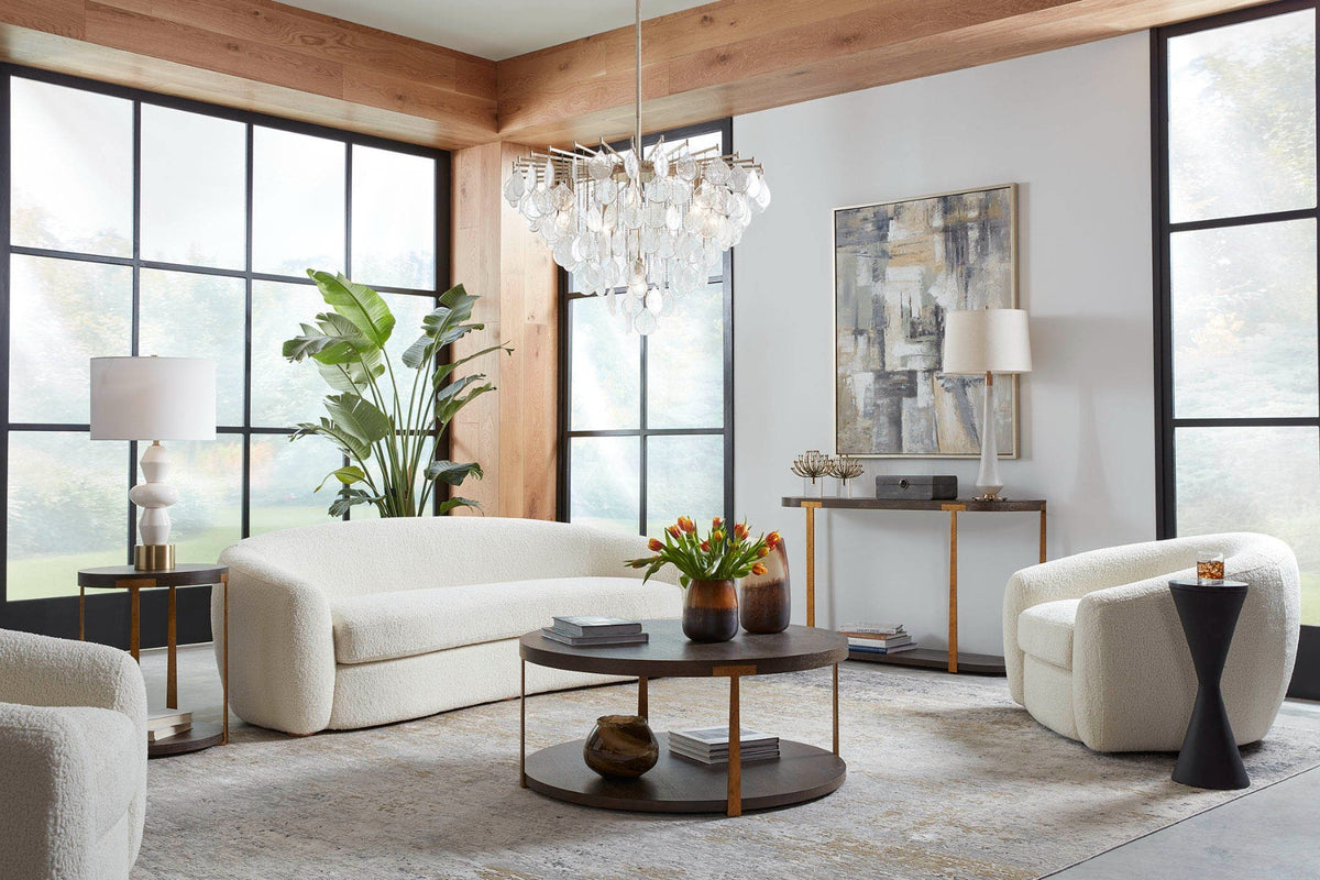 Palisade Round Wood Coffee Table