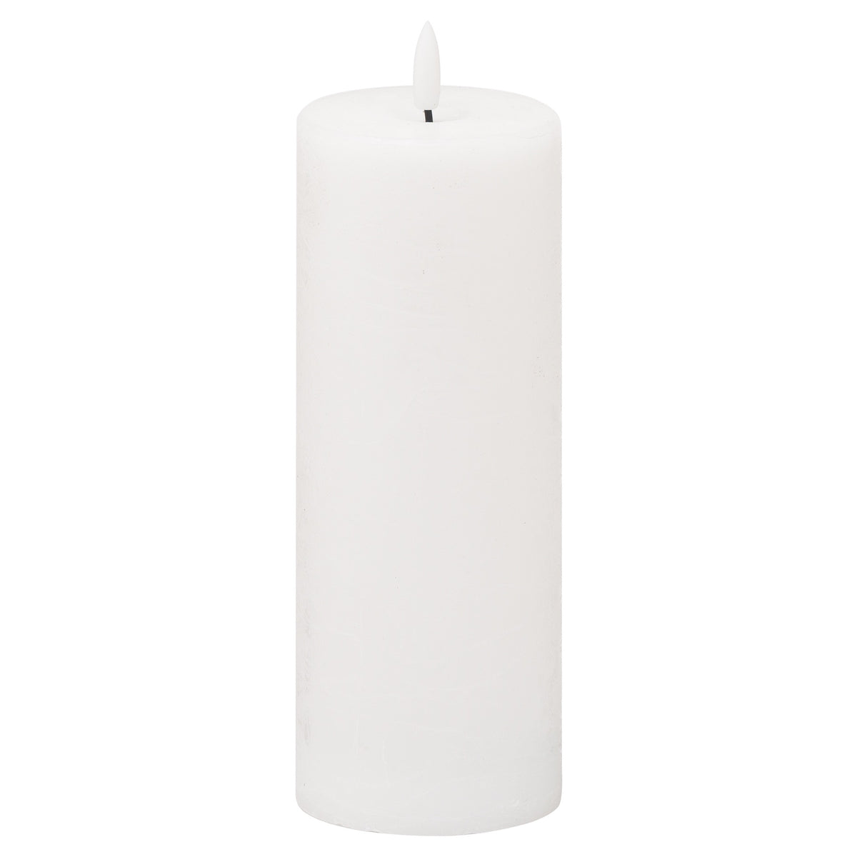 Hill Interiors Luxe Collection Natural Glow 3x8 LED White Candle