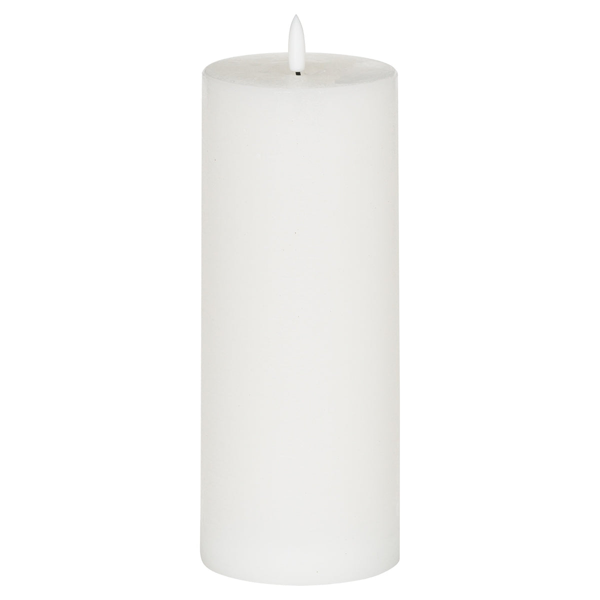 Hill Interiors Luxe Collection Natural Glow 3.5x9 LED White Candle