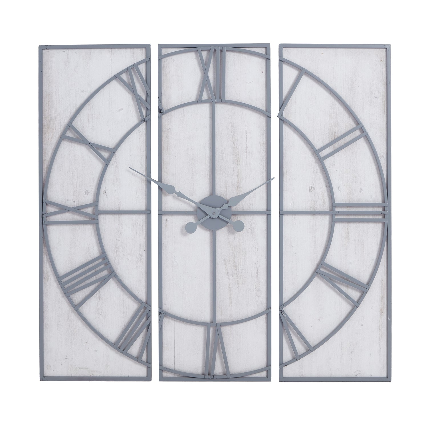 Roza panelled wall clock