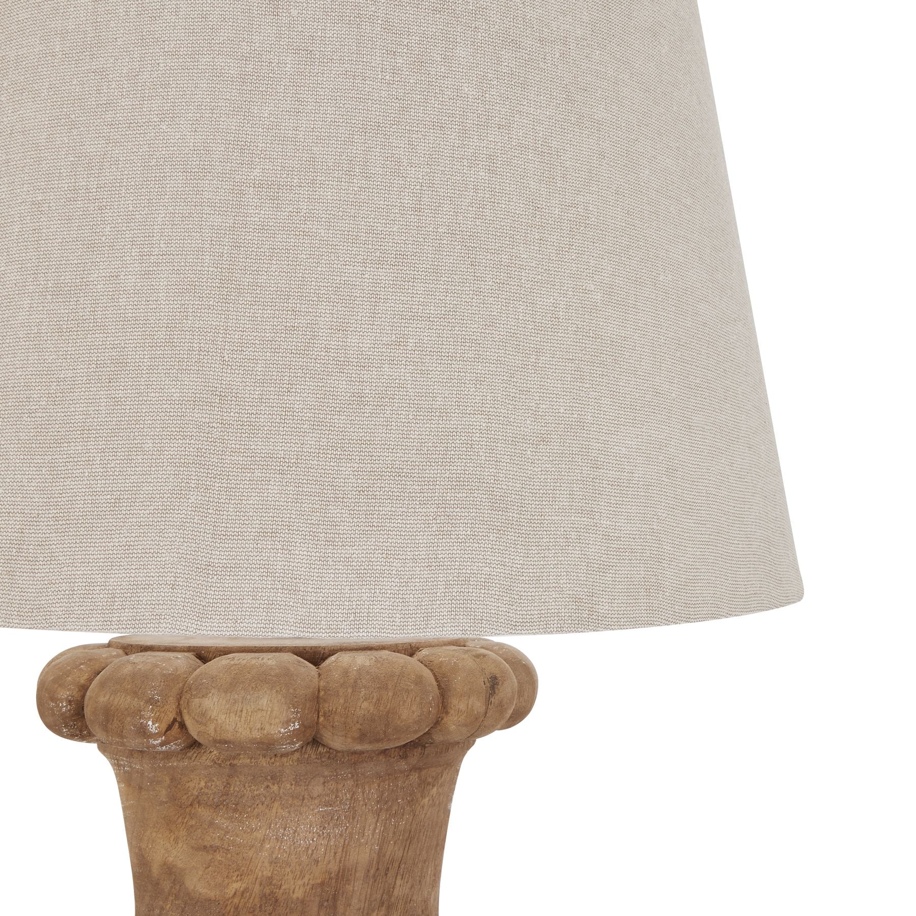 Delaney fluted lamp styled detail
