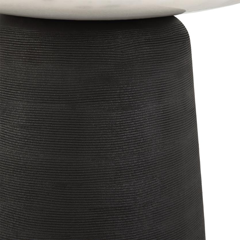 Total Eclipse Marble Accent Table