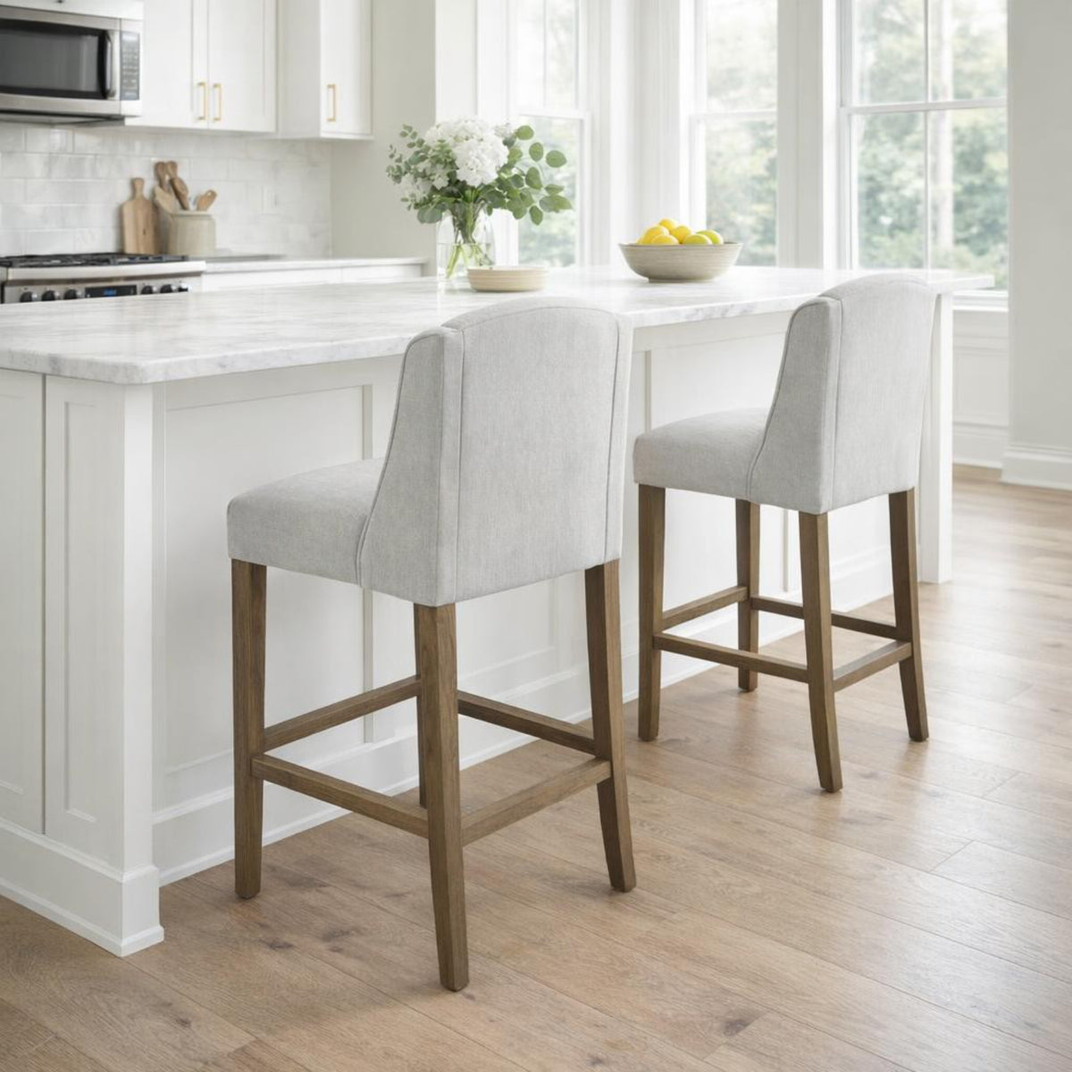 Compton Grey Barstool