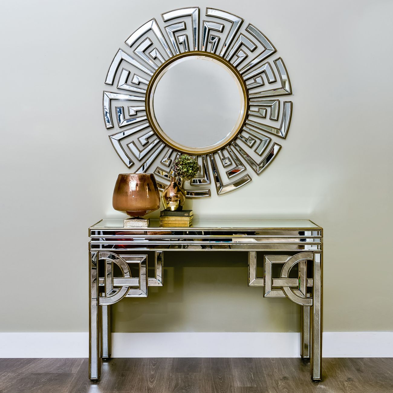 Claridge Deco Round Mirror