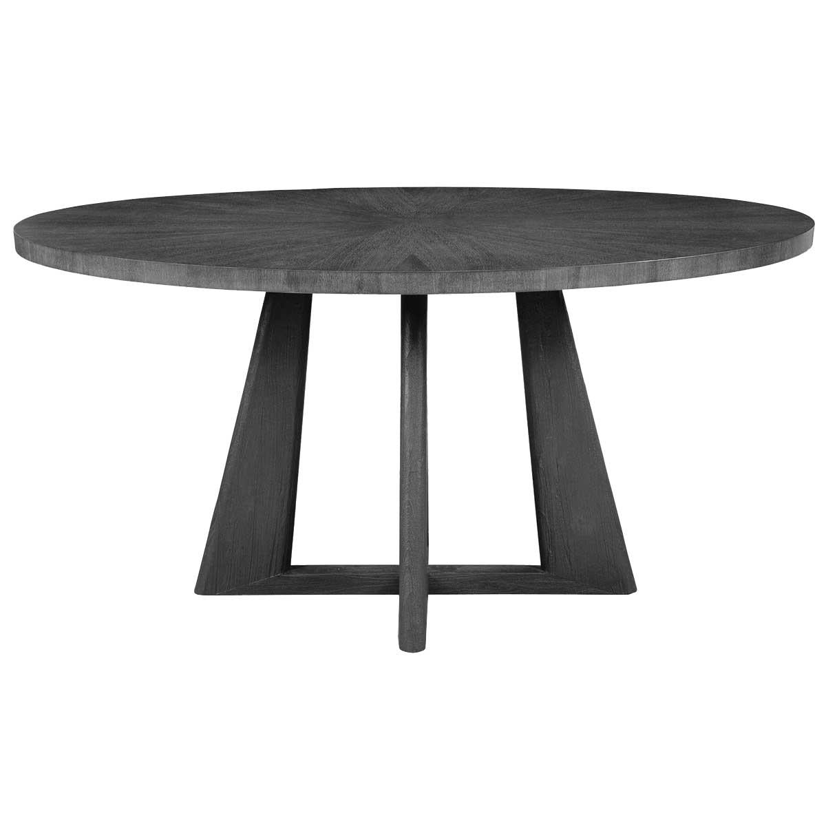 Pulsar Oval Dining Table – Grey Walnut, 152cm