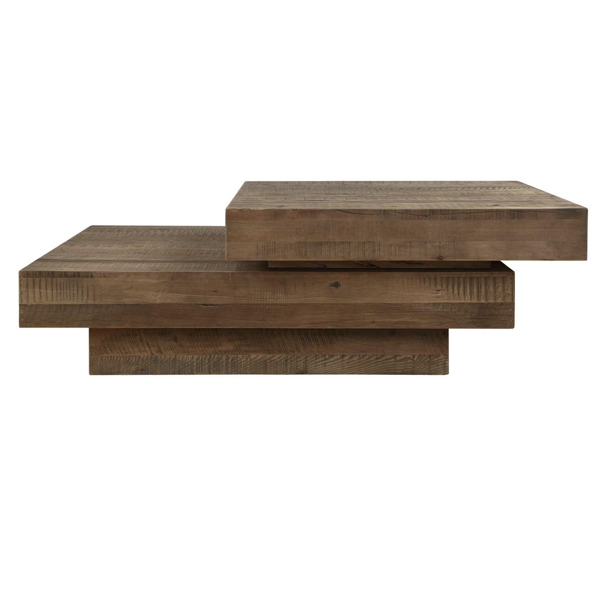 Rustic Planes Modern Coffee Table