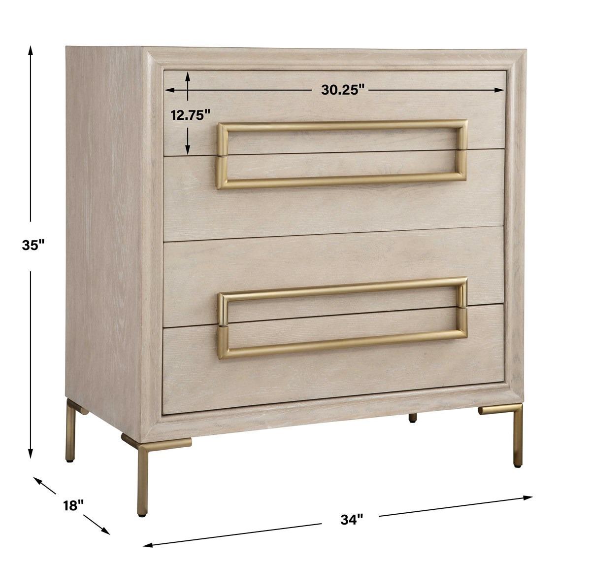 Alessia Light Oak Accent Chest