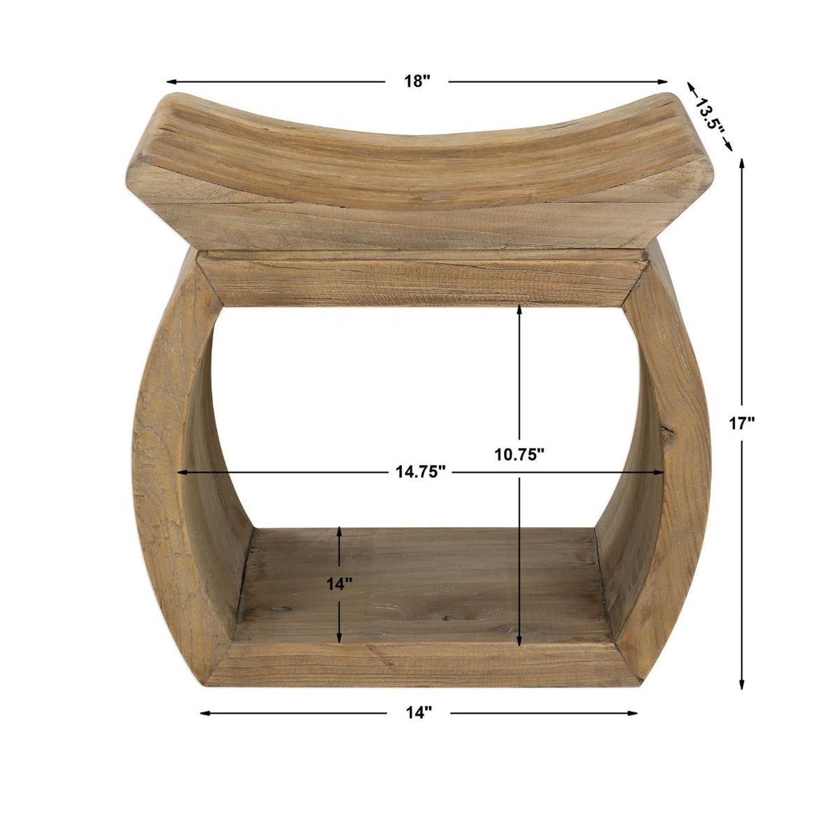 Connor Elm Accent Stool