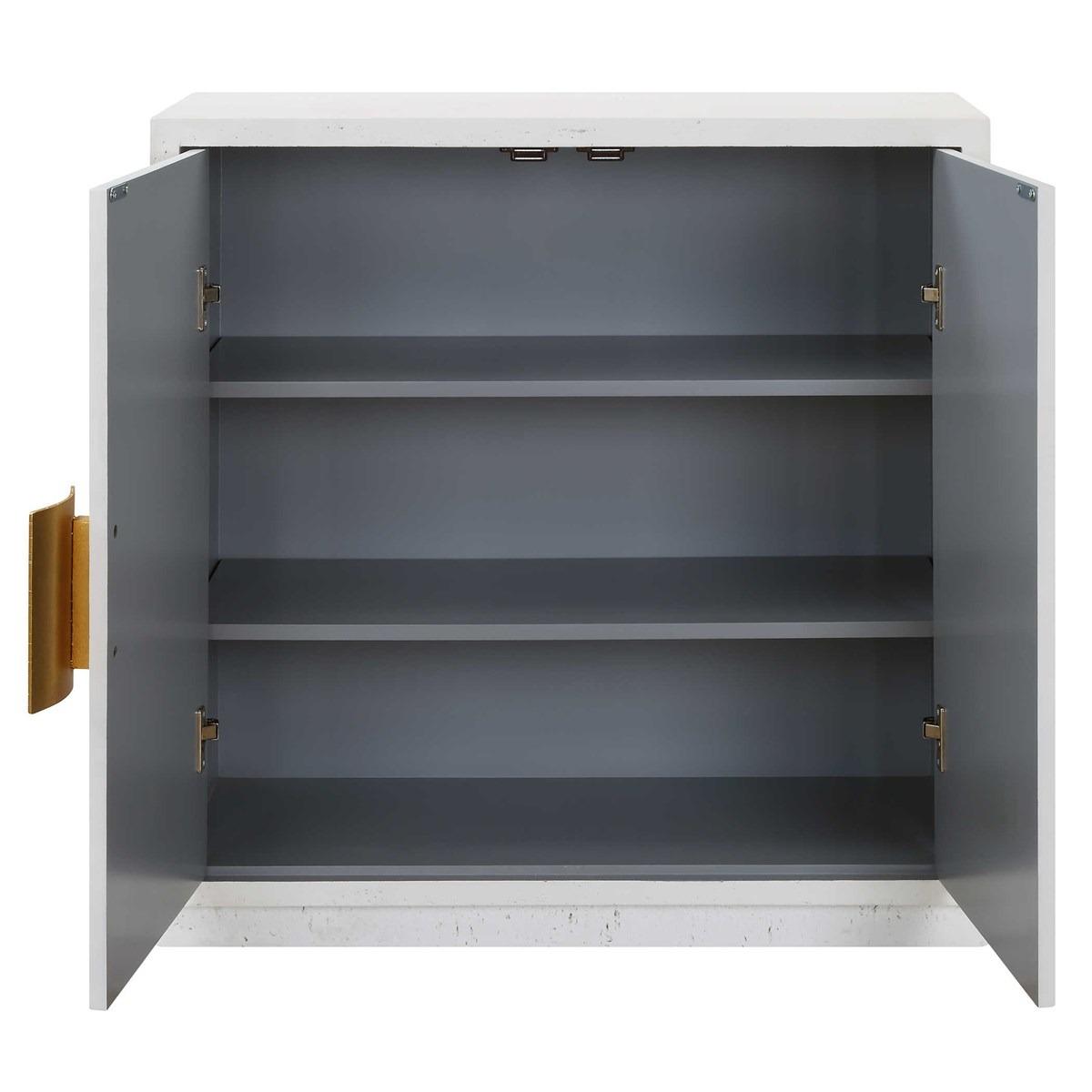 Emma 2 Door White Cabinet