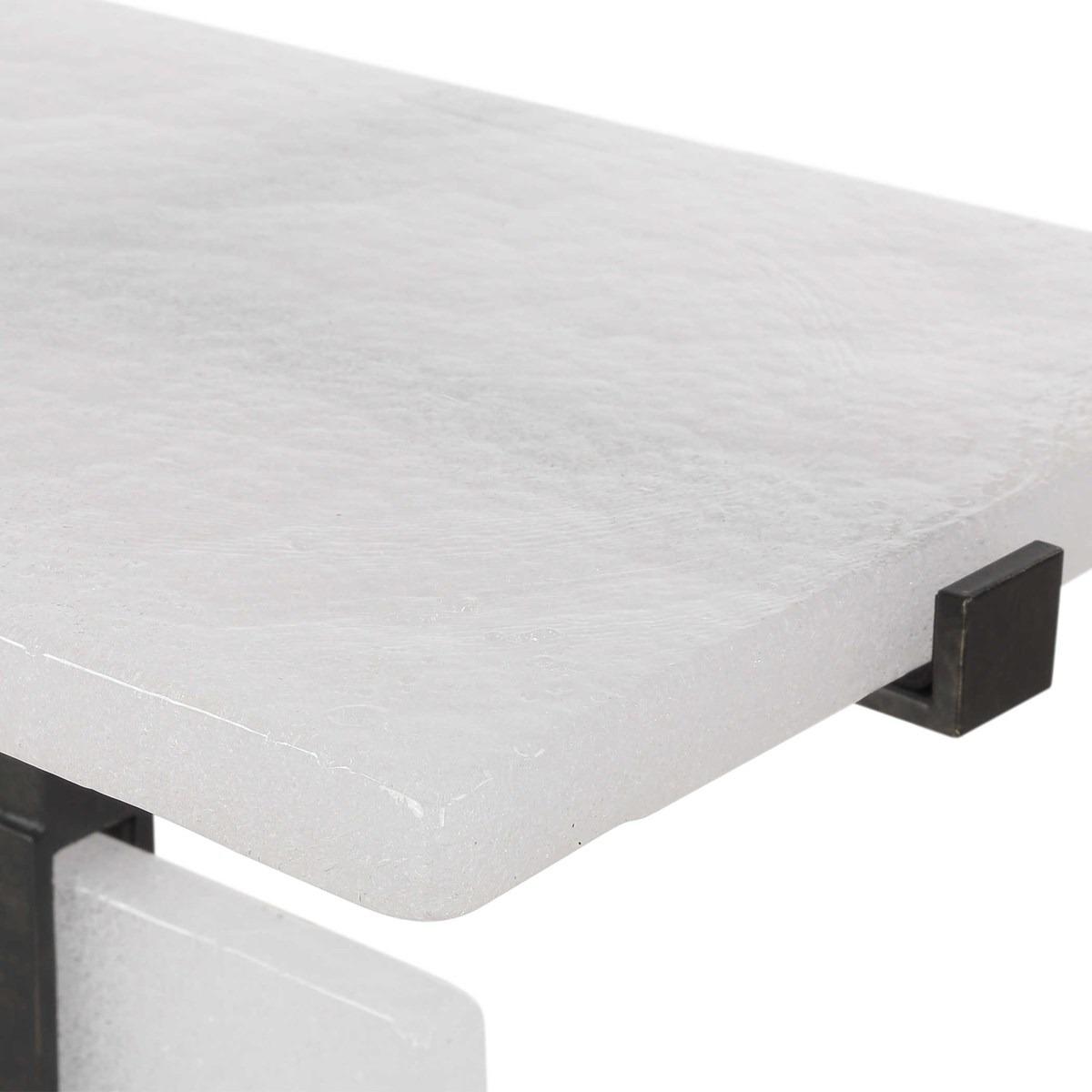 Elements Bubble Glass Accent Table