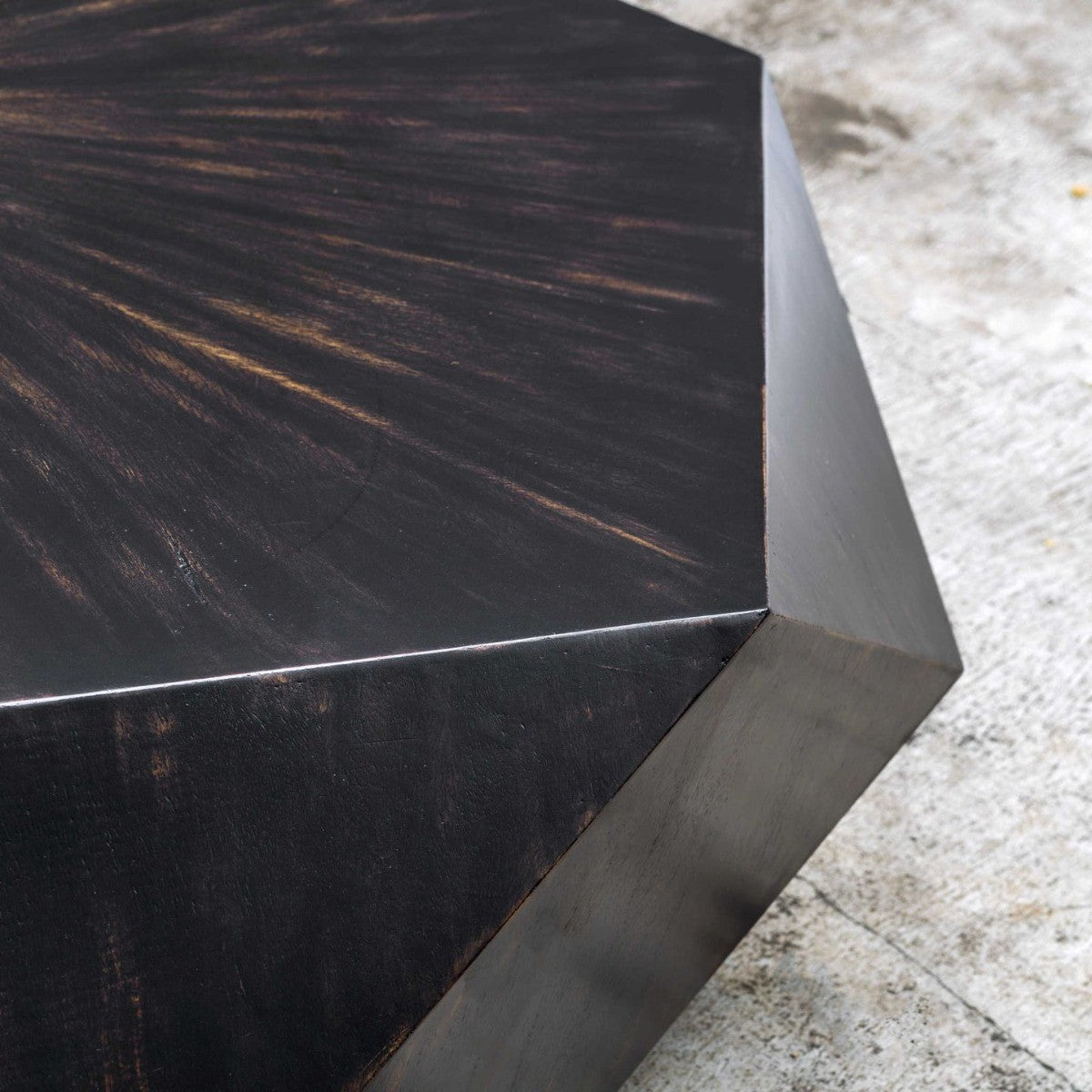 Volker Worn Black Coffee Table