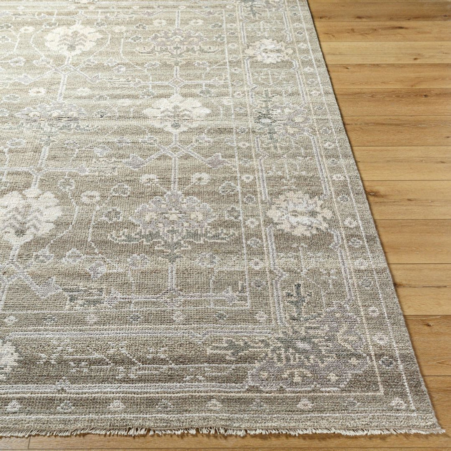 Almeria Hand Knotted Neutral Rug – 274 x 183 cm