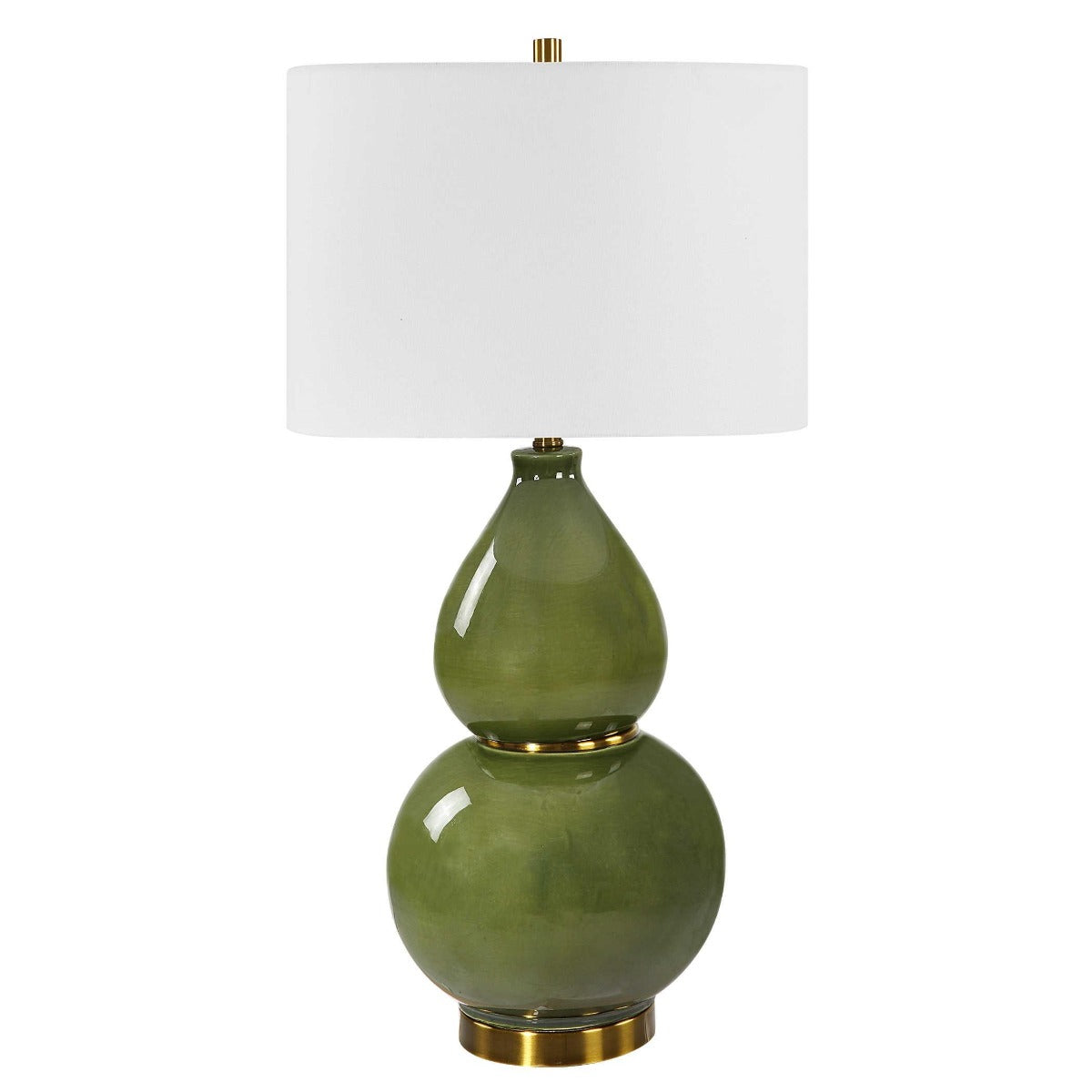 Gourd Table Lamp – Green