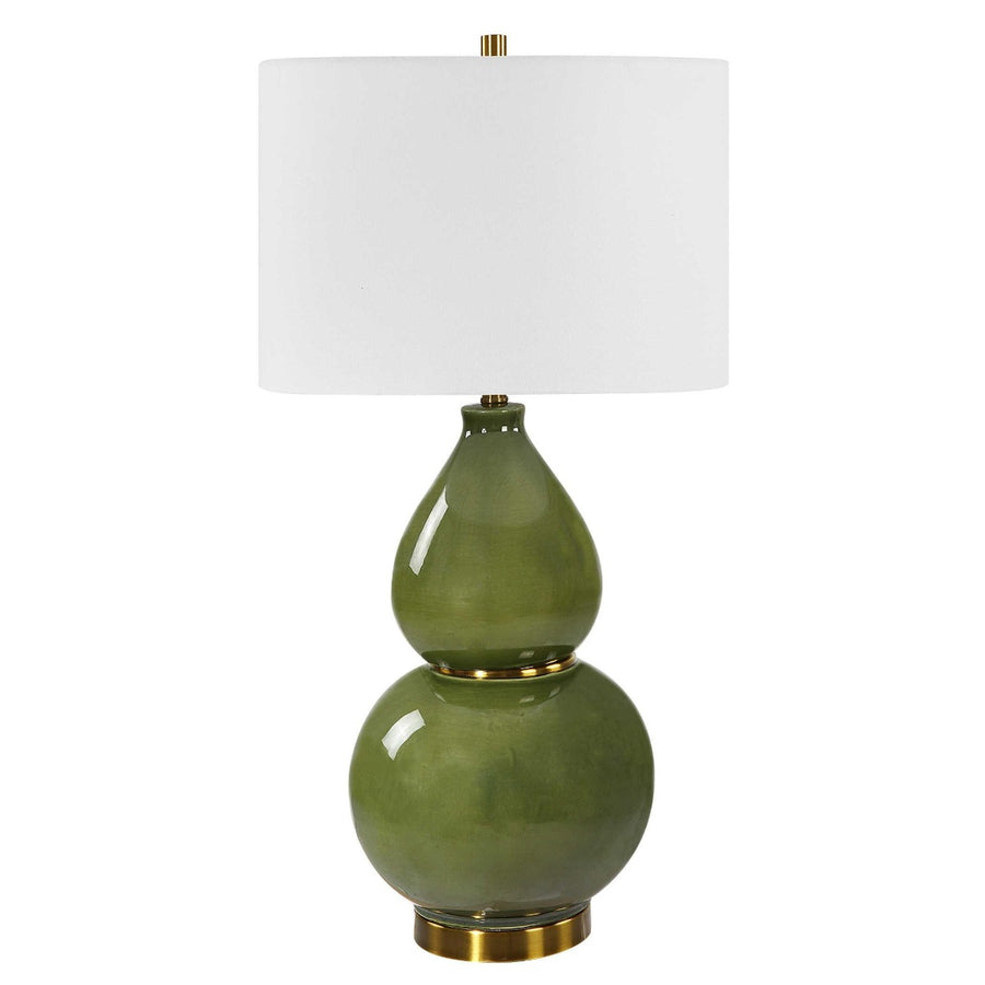 Gourd Table Lamp – Green