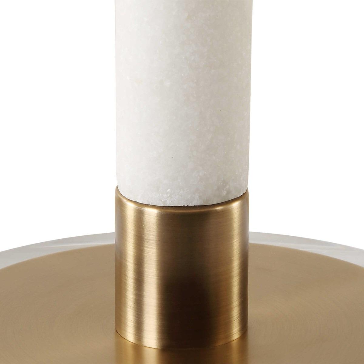 Colette White Stone Table Lamp